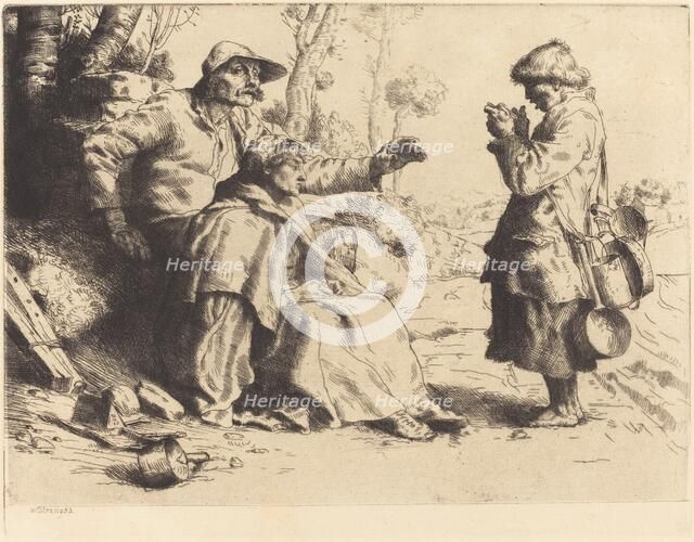 Tinkers, 1882. Creator: William Strang.