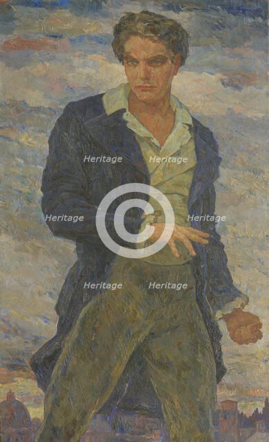 Tino Pattiera (1890-1966) as Mario Cavaradossi in the opera "Tosca" by Giacomo Puccini, 1922. Creator: Unger, Hans (1872-1936).