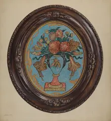 Tinsel Picture, c. 1937. Creator: George File