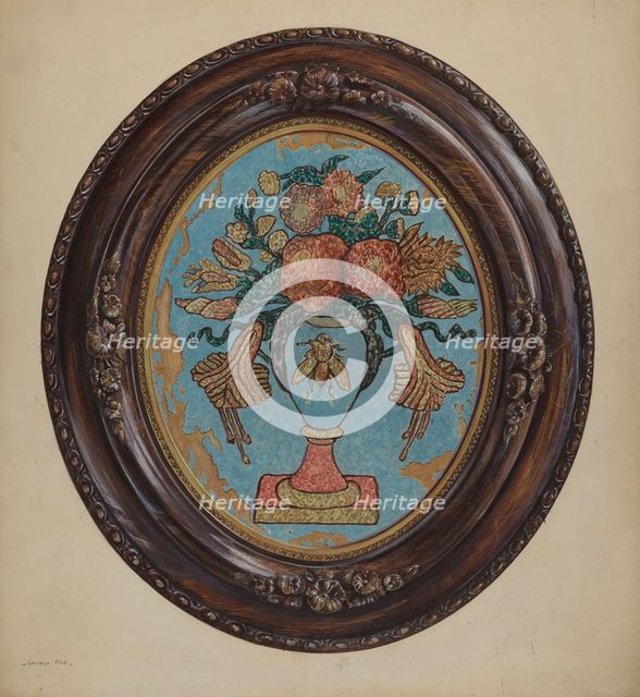 Tinsel Picture, c. 1937. Creator: George File.