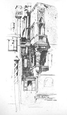 Tintoretto's House c1894, (1925). Creator: David Young Cameron