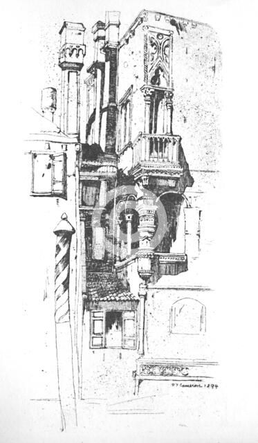 'Tintoretto's House', c1894, (1925). Creator: David Young Cameron.