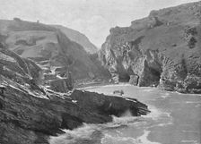 Tintagel Castle c1896. Artist: Frith & Co