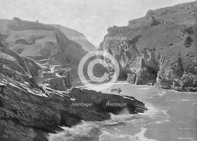 'Tintagel Castle', c1896. Artist: Frith & Co.