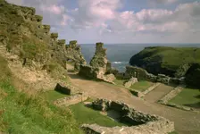 Tintagel Castle, Cornwall, 1998. Artist: N Corrie