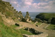 Tintagel Castle, Cornwall, 1998. Artist: N Corrie