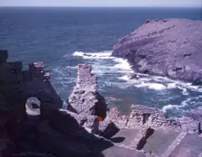 Tintagel Castle, Cornwall, c1955. Creator: Arthur Charles Kirby Ware