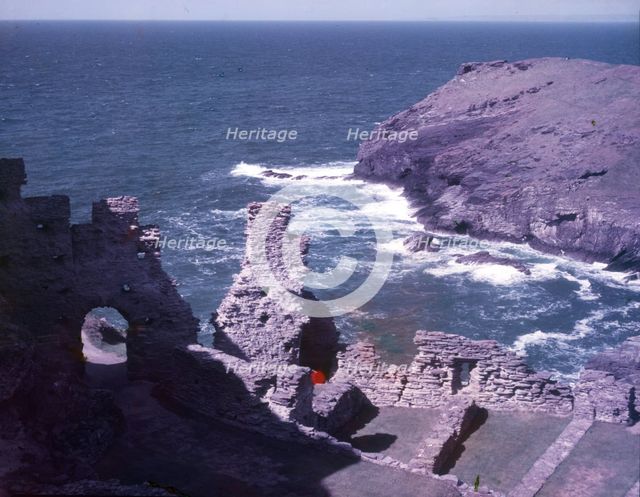 Tintagel Castle, Cornwall, c1955.  Creator: Arthur Charles Kirby Ware.
