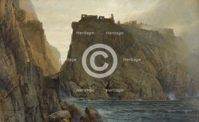 Tintagel on the Cornish Coast, 1879. Creator: William Trost Richards.