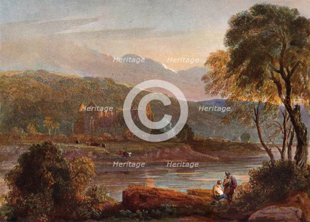 'Tintern Abbey', c1840. Artists: David Cox the elder, Walter de Clare.
