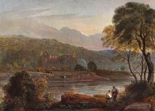 Tintern Abbey c1840. Artists: David Cox the elder, Walter de Clare