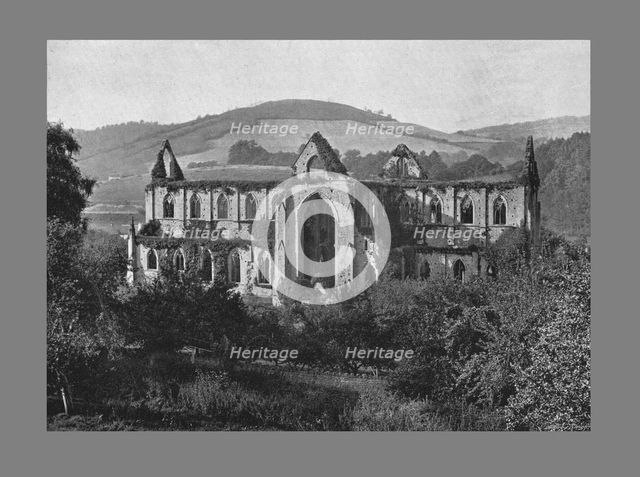Tintern Abbey, c1900. Artist: Valentine & Sons.