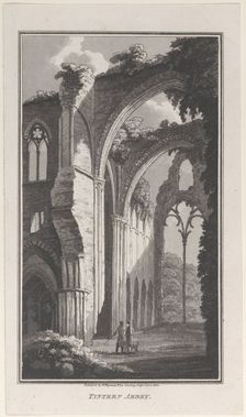 Tintern Abbey, from "Remarks on a Tour to North and South Wales, in the year 1797", January 1, 1800. Creator: John Hill