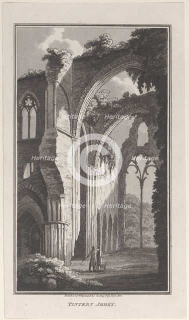 Tintern Abbey, from "Remarks on a Tour to North and South Wales, in the year 1797", January 1, 1800. Creator: John Hill.
