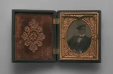 Tintype of James Washington, late 19th century. Creator: Unknown