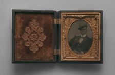 Tintype of James Washington, late 19th century. Creator: Unknown