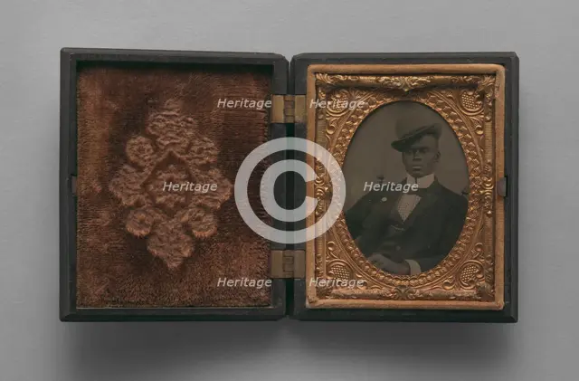 Tintype of James Washington, late 19th century. Creator: Unknown.