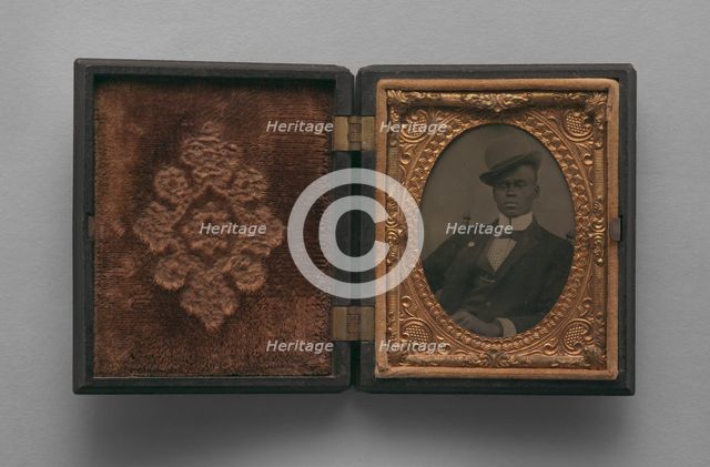 Tintype of James Washington, late 19th century. Creator: Unknown.