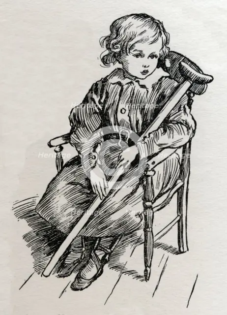 'Tiny Tim', c1900.  Creator: Harold Copping.