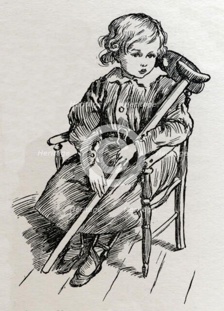 'Tiny Tim', c1900.  Creator: Harold Copping.