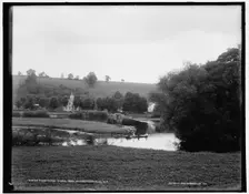 Tioughnioga River near Messengerville, N.Y., between 1890 and 1901. Creator: Unknown