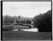 Tioughnioga River near Messengerville, N.Y., between 1890 and 1901. Creator: Unknown