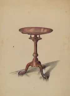 Tip-top Table, 1935/1942. Creator: Hans Korsch