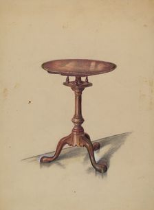 Tip-top Table, 1935/1942. Creator: Hans Korsch