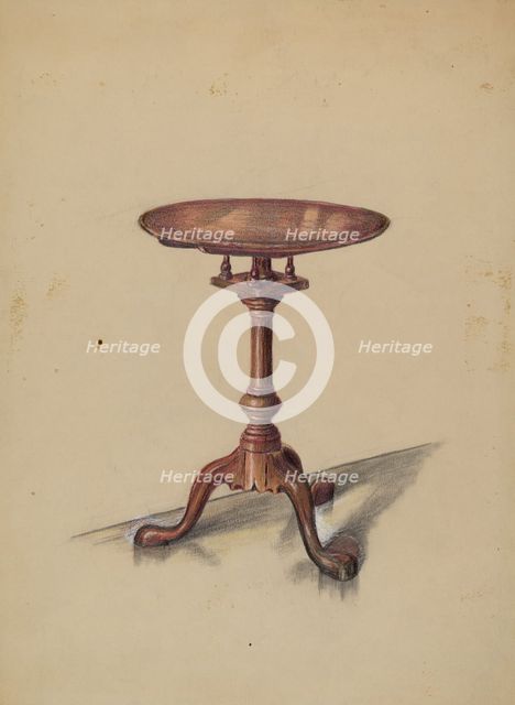 Tip-top Table, 1935/1942. Creator: Hans Korsch.