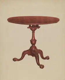 Tip-top-table, 1937. Creator: Frank Wenger