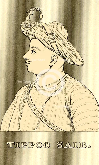 'Tippoo Saib', (1750-1799), 1830. Creator: Unknown.