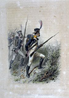 Tirailleur Voltigeur (Rifleman), 1859. Artist: Auguste Raffet