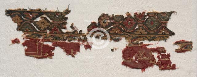 Tiraz with foliate band, 717-718. Creator: Unknown.