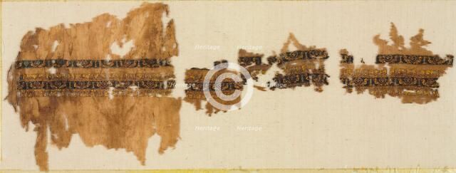 Tiraz with gold, probably from a wide sleeve, 1013-1020. Creator: Unknown.