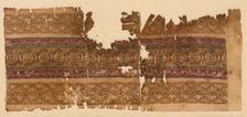 Tiraz with guilloche bands, 1100s. Creator: Unknown