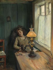 Tired, 1885. Creator: Christian Krohg