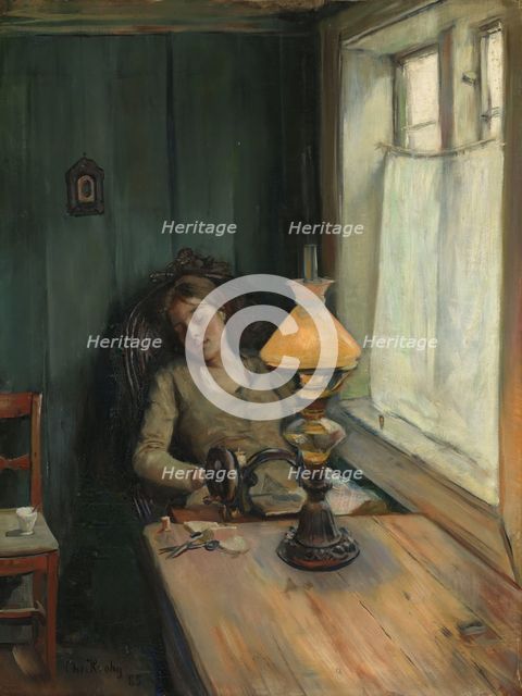 Tired, 1885. Creator: Christian Krohg.