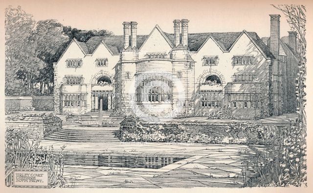 'Tirley Court, Cheshire: South Front', 1906. Artist: Charles Edward Mallows.