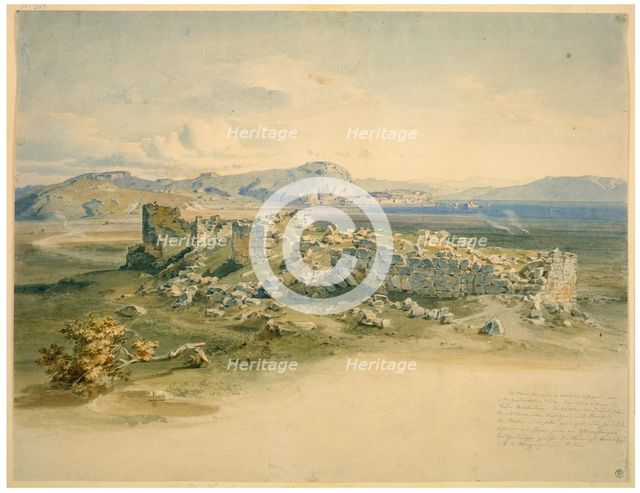 Tiryns, 1834. Creator: Carl Rottmann.