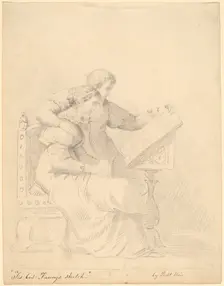 Tis but Fancy's Sketch, 1850s. Creator: Robert Walter Weir