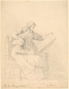 Tis but Fancy's Sketch, 1850s. Creator: Robert Walter Weir