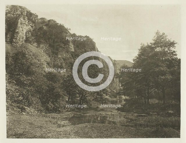Tissington Spires, Dove Dale, 1880s. Creator: Peter Henry Emerson.