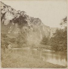 Tissington Spires, Dovedale, Tissington and Lea Hall, Derbyshire Dales, Derbyshire, 1860s-1870s. Creator: Unknown