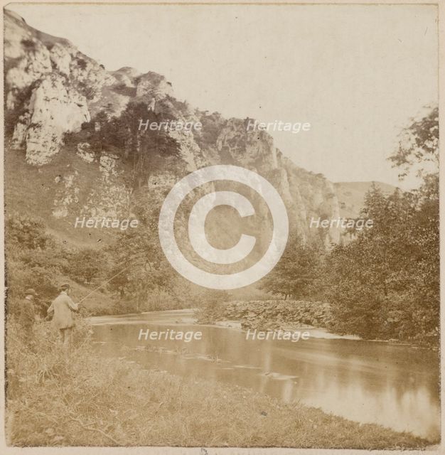 Tissington Spires, Dovedale, Tissington and Lea Hall, Derbyshire Dales, Derbyshire, 1860s-1870s. Creator: Unknown.