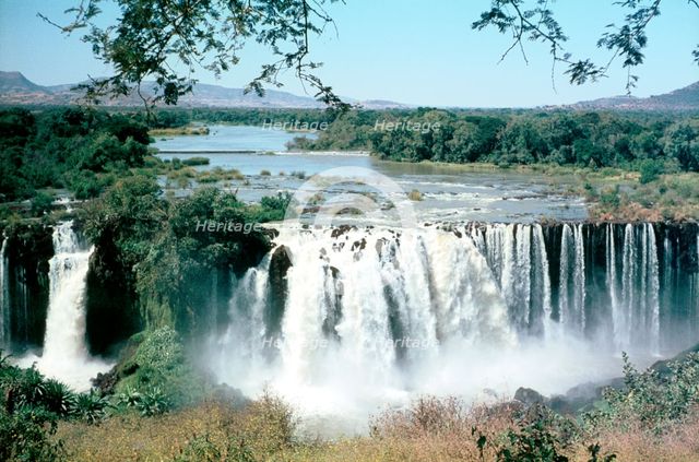 Tississat Falls, Blue Nile, Ethiopia. Creator: Vivienne Sharp.