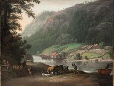 Tistedalen at Frederikshald in Norway, 1788. Creator: Erik Pauelsen