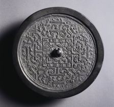 TLV Mirror with Serpentine Interlaces, late 2nd-1st century BC. Creator: Unknown