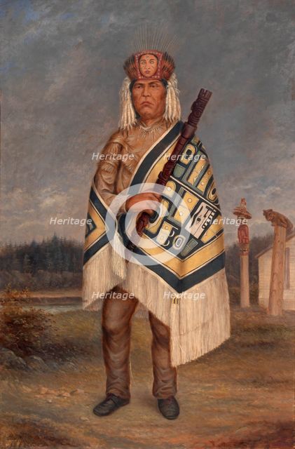 Tlinkit Indian, ca. 1893. Creator: Antonio Zeno Shindler.