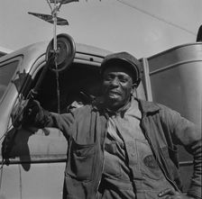 Truck drivers for the Alaska Coal Company, Washington, D.C., 1942. Creator: Gordon Parks