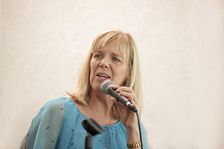 Trudy Kerr, Trudy and Ruby, Listening Room Jazz Hawth Crawley W. Sussex, 2022. Creator: Brian O'Connor